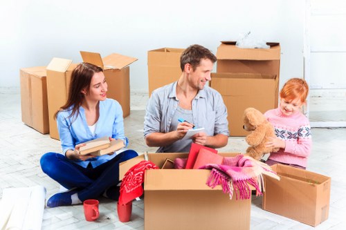 Person using accessible Movers Barnes website with assistive technology