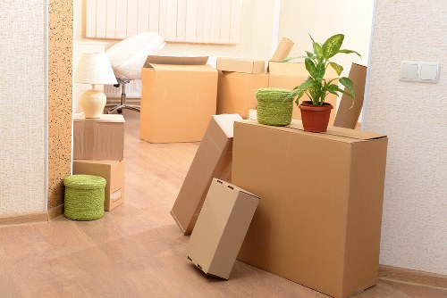 Checklist and packing supplies for a commercial move in Barnes
